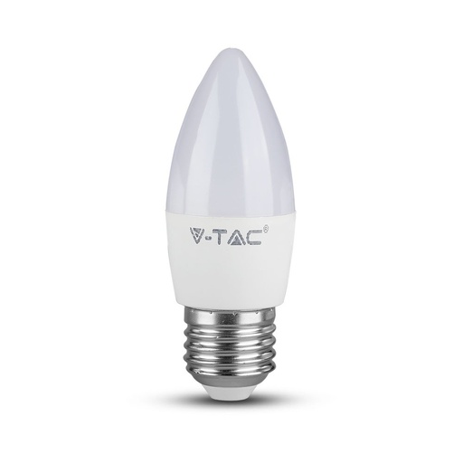 [858] VT-289 5.5W PLASTIC CANDLE BULB WITH SAMSUNG CHIP  E27 Colorcode 3000K-Warm White