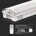 VT-997 3W LED-nooduitgangslamp met zelfdiagnoseknop en RF-besturing, 6400K