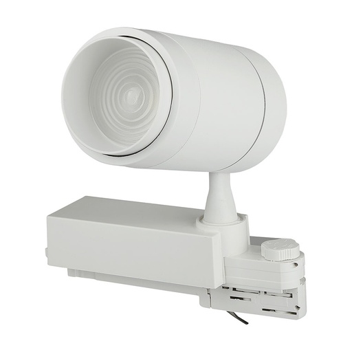 [1458] VT-7735 35W LED-SPOORLAMP MET BLUETOOTH-BEDIENING - WIT Kleurcode CCT: 3IN1