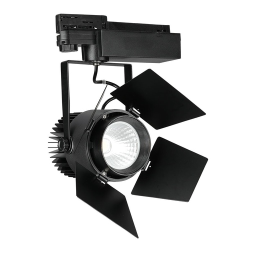 VT-433 33W LED-SPOORLAMP MET SAMSUNG-CHIP 5 JAAR GARANTIE, ZWARTE BEHUIZING