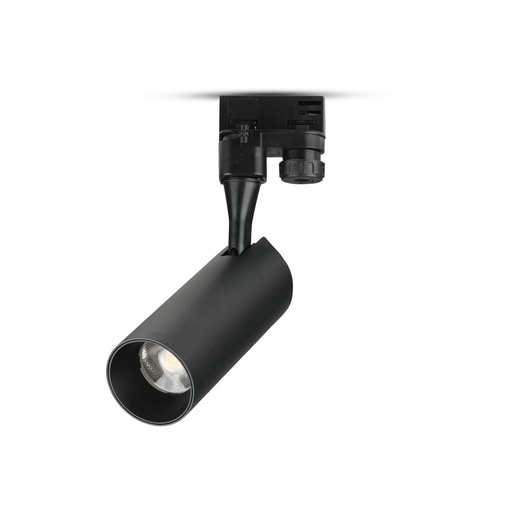 Projecteur LED sur rail VT-418 18 W avec puce Samsung, garantie 5 ans, corps noir