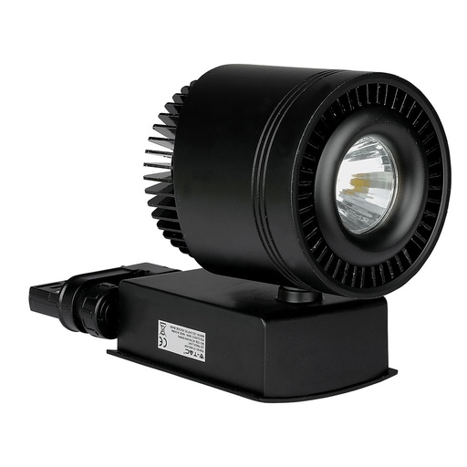 [1238] Projecteur sur rail COB VT-4545 45 W, corps noir