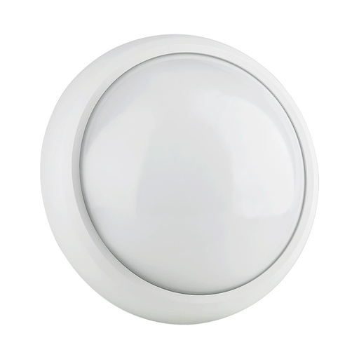 VT-8015 12W VOLLEDIG RONDE IP54 KOEPELVERLICHTING WITTE BEHUIZING