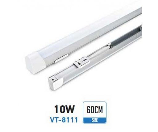 VT-8111 10W  - 4000K WANDARMATUUR 120° 900 lumen Aluminium 60cm