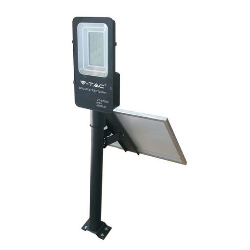 [5502] VT-ST200 50W ZONNEPANEEL MET LED-STRAATVERLICHTING 4000K