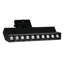 Rail d'éclairage linéaire à LED VT-431 25 W avec puce Samsung, corps noir