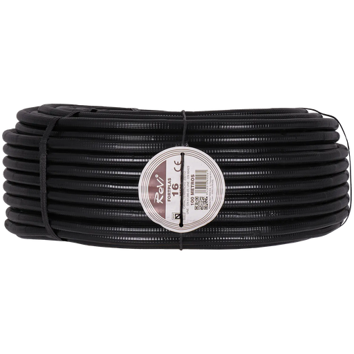 [PP16-100] Ø 16 PP Gaine annelée 16 mm Avec FIL Bobine 100 m