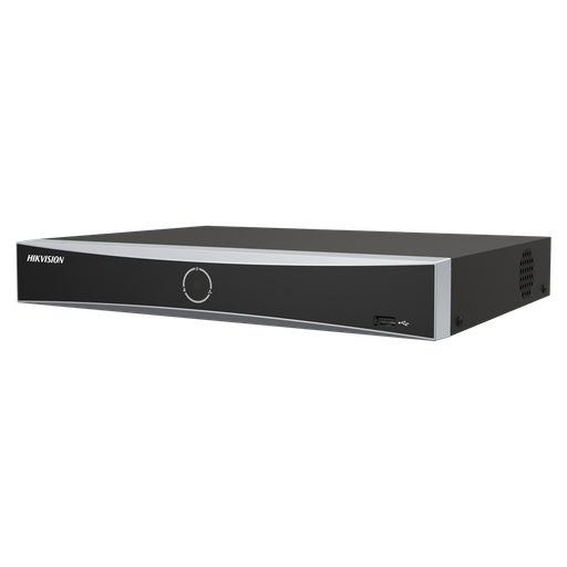 [DS-7608NXI-K2(D)] HIKVISION DS-7608NXI-K2 AcuSense NVR 8-kanaals IP-camera tot 12 MP Zonder POE - 2x SATA harde schijf Ondersteuning tot 2x10 TB