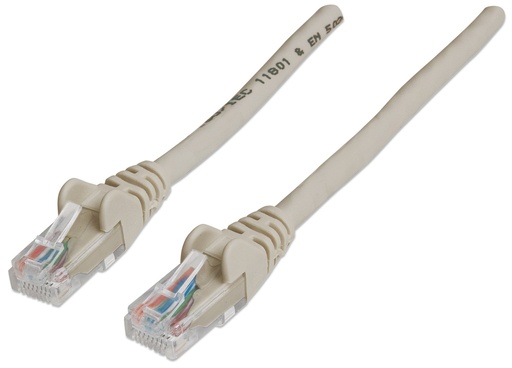 [INT-336741] INT Network Cable, Cat6 Compatible, CCA, U/UTP, PVC, RJ45, 20.0 m, Grey, Bag