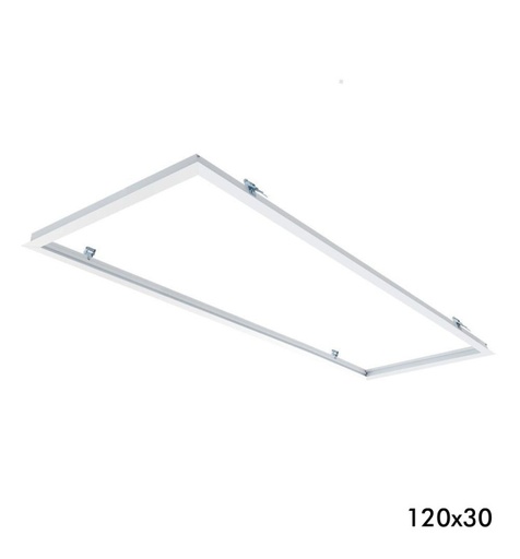 [FRAME-120x30] Recessed Frame for LED Panels 120x30cm