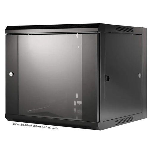 [711777] Intellinet 711777 Wandkast 19"-9U 450 mm (lxhxd) 570 x 500 x 450 mm 9 UH Zwart (RAL 9005)