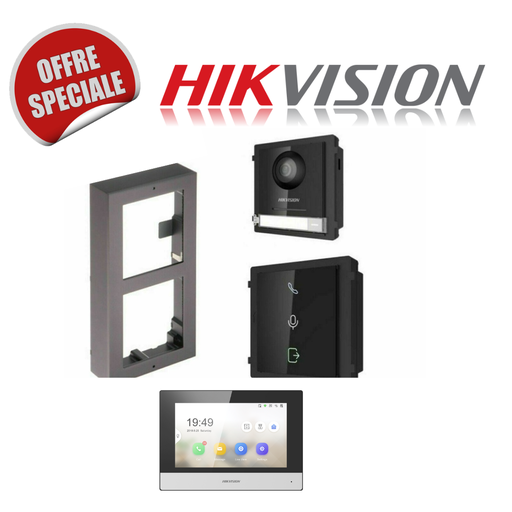 Hikvision Intercom KIT DS-KIS602/KD-E/M  (DS-KD-ACW2 + DS-KD8003-IME1 + DS-KD-E/M)