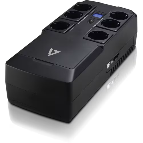 [UPS1DT750-1E] V7 UPS1DT750-1E Standby UPS - 750 VA/450 W - 2U Rack-mountable - 8 Hour Recharge - 30 Second Stand-by - 230 V AC Input - 240 V AC Output - 6 x AC Power Receptacle(s) - Simulated Sine Wave - USB - LCD Display