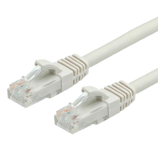 [21.99.0201] VALUE UTP Cable Cat.6 (Class E), halogen-free, grey, 1 m