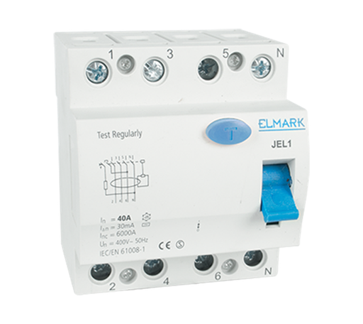[40461] Aardlekschakelaar JEL1 4P 63A/30MA