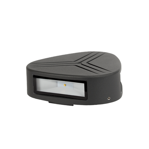 [9618LEDW] Luminaire de façade LED ELMARK GRF9618 3X3W 230V 4000K GRIS