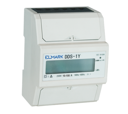 [50260] KWH-METER VOOR DIN-RAIL DDS-1Y-100 10/100 230 ÉÉN TARIEF