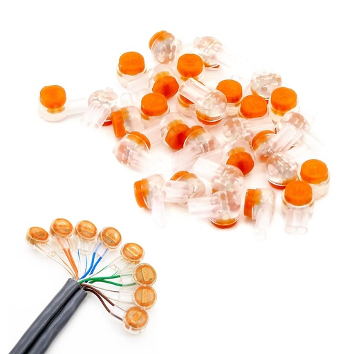 [CON-K1UY(100)] CON-K1UY Pak van 100 stuks - Connector 3M Scothlock Connector 0,4 - 0,9 mm²