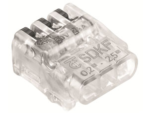 [SDKF3] SDKF3 (3X) Pack 50- Connector à levier (0,5 2,5 mm2)