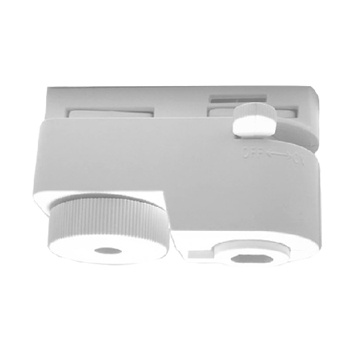 [93SKY01/WH] SKY CONNECTOR VOOR 2-LIJNS RAIL WIT