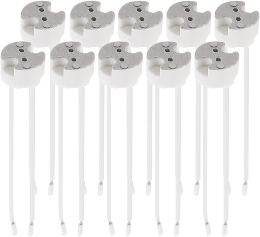 [3424] GU5.3 - MR16 LAMPHOUDER MET 12V KABEL Verpakking 10 stuks