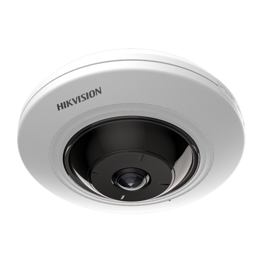 [DS-2CD3956G2-ISU] Hikvision DS-2CD3956G2-ISU (1,05 mm) 180° 5MP Fisheye-camera met H265+ nachtzicht tot 8 meter