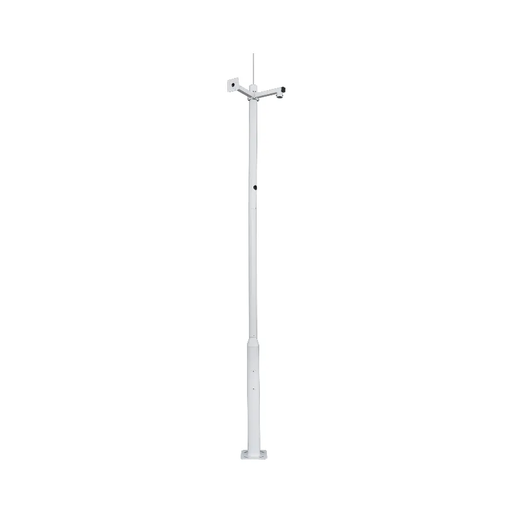 STAINLESS-W Truncated Mast - 3,5 / 4.5 / 6 m Camera Mast Set White
