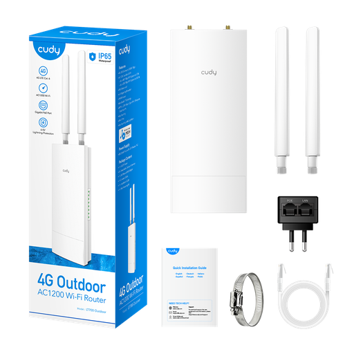 [LT500-Outdoor] CUDY LT500-Outdoor 4G LTE AC1200 Outdoor Wi-Fi-router