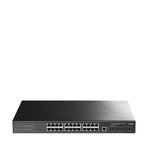 [GS5024S4] Cudy GS5024S4 Switch Gigabit beheerbaar L3 tot 24 poorten met 4 emplacementen SFP 10G
