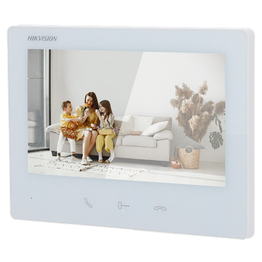 [DS-KH7300EY-WTE2-W] Hikvision DS-KH7300EY-WTE2(WH) Video door entry monitor 7" TFT Screen 2 HD wires, WiFi