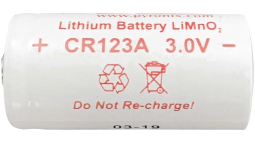 [CR123A] Hikvision DS-PDP-IN-CR123A Indoor Detector Battery 1600mAh  Used  with door contact, outdoor siren, indoor detector, etc