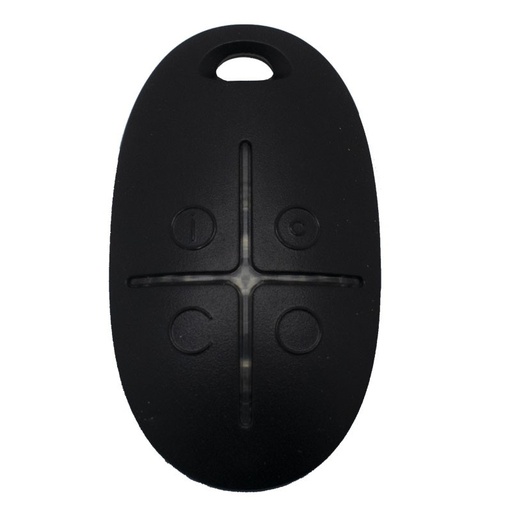 [38167.04.BL1] Ajax SpaceControl, porte-clés pour contrôler les modes de sécurité, noir. Pile : pile CR2032.