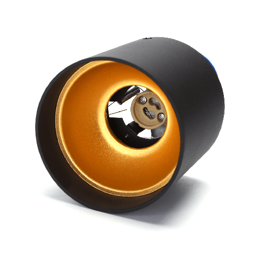 [GN-DL021] Aigostar 10BJ2 - Plafondspot LED GU10 - Spot - Spot en saillie - Industrieel - Woonkamer - Zwart