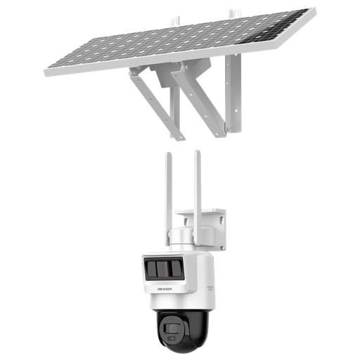 [DS-2DE2C400IWG-K/4G/C05S10(2.8mm)] HIKVISION DS-2DE2C400IWG-K/4G/C05S10(2.8mm) Caméra IP PAN TILT, 4MP, 4G, 2,8 mm, IR 30 m, audio, PIR + radar, panneau solaire, batterie