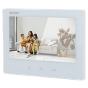 Hikvision DS-KH7300EY-TE2(Wh) Moniteur d'interphone vidéo 7" TFT 2 fils HD, couleur Blanc