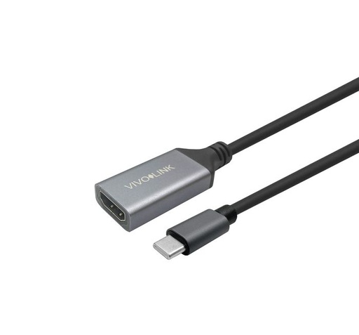 [PROHDMIUSBCFM1] Vivolink Câble HDMI femelle vers USB-C 1m Noir