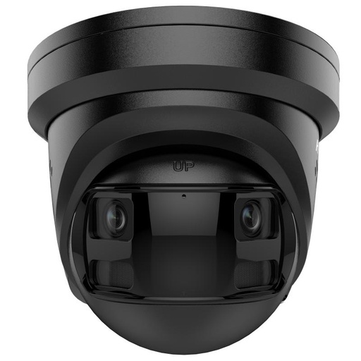 [DS-2CD2383G2P-LISU/SL-B] Hikvision DS-2CD2383G2P-LISU/SL(180°)/BLACK 8MP-2mm 180° Panoramic IP Camera with Intelligent Hybrid Lighting, Dual 2.0mm Lens