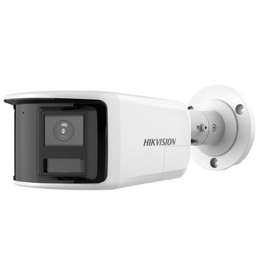 [DS-2CD2T83G2P-LISU/SL] Hikvision DS-2CD2T83G2P-LISU/SL(180°) Caméra IP panoramique Bullet 8MP-2mm 180°  avec éclairage hybride intelligent , double objectif 2,0 mm 