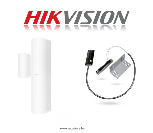 [DS-PD1-MC-RS-AXPRO] Hikvision Kit de protection pour porte de garage -  DS-PD1-MC-RS  + DS-PDMC-EG2-WE Transmetteur Radio - Support de montage en L