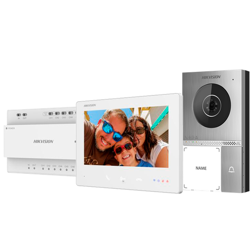 [DS-KIS705EY] Hikvision DS-KIS705EY Kit  Villa d'interphone vidéo HD 2 fils 
