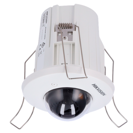 [DS-2CD2E43G2-U] HIKVISION DS-2CD2E43G2-U 4 MP 2.8mm Caméra réseau mini-dôme fixe encastrable AcuSense avec entrée audio