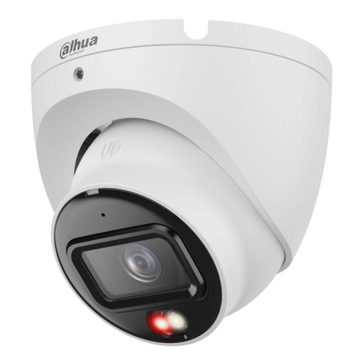 [IPC-HDW1639T-A-IL-W] Dahua IPC-HDW1639T-A-IL 6MP Turret IP Camera - 2.8mm White, Dual Illumination, Lite Series