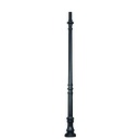 KARMEL post, 3000 mm, with door, black