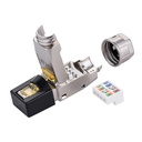 Network connector Male Cat.6A/Class EA, shielded,  tool-free installation
