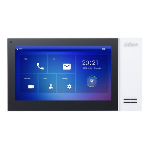 [VTH2421FW-P] Moniteur d'intérieur DAHUA VTH2421FW-P 7 IP-POE Blanc