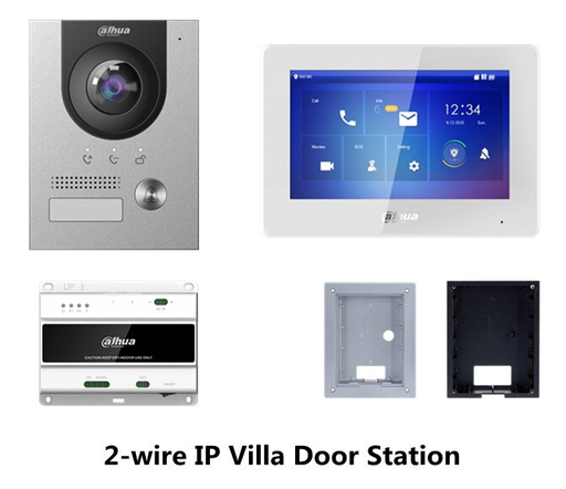 [KTD01] Dahua KTD01 2-draads IP-videodeurintercomset voor opbouw-/inbouwmontage