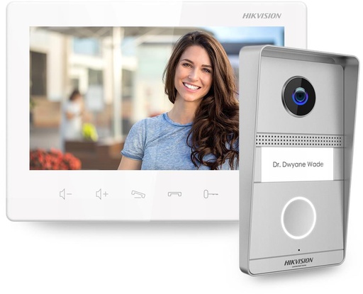 [DS-KIS101-P] HIKVISION DS-KIS101-P 2-Wire Analog Intercom Kit Villa