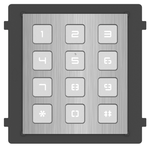 [DS-KD-KP/S] Hikvision DS-KD-KP/S Keypad module, stainless steel 